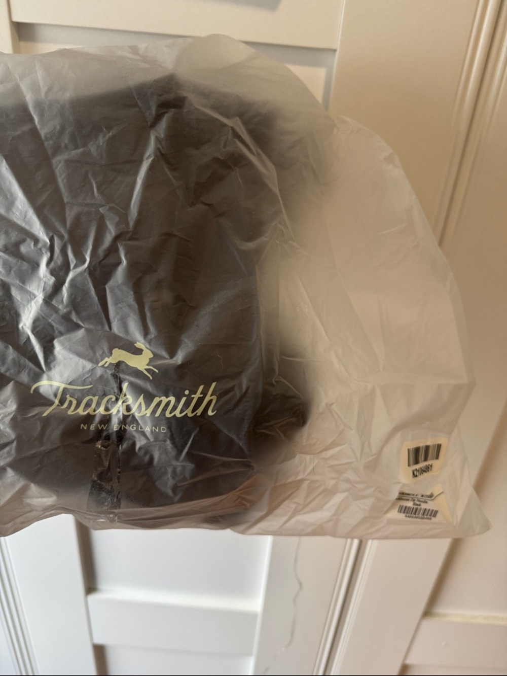 New Men's Tracksmith Trackhouse Dark Grey Full-Zip Hoody - Picture 6 of 6